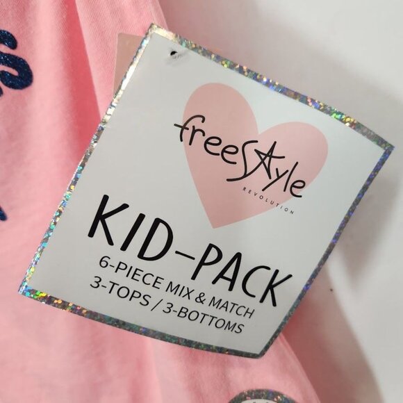 Freestyle Revolution Girls Graphic Mix and Match‎ Outfit Set, 6-Piece - Size 12 - Picture 4 of 14